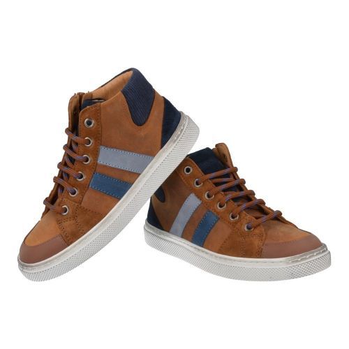 Zecchino d'oro Sneakers cognac Jungen (m12-7209) - Junior Steps