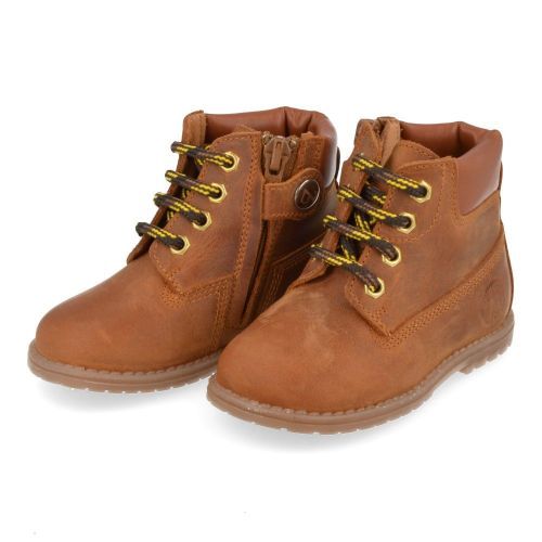 Zecchino d'oro veterboot cognac Jongens ( - cognac veterbottinen4-0433) - Junior Steps