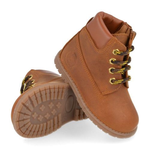 Zecchino d'oro Lace-up boots cognac Boys (n4-0433) - Junior Steps