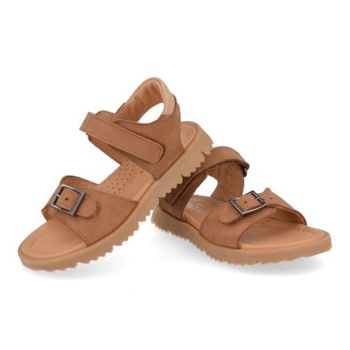 Zecchino d'oro sandalen cognac Jongens ( - congnac nubuck sandaal A33-3301-1B) - Junior Steps