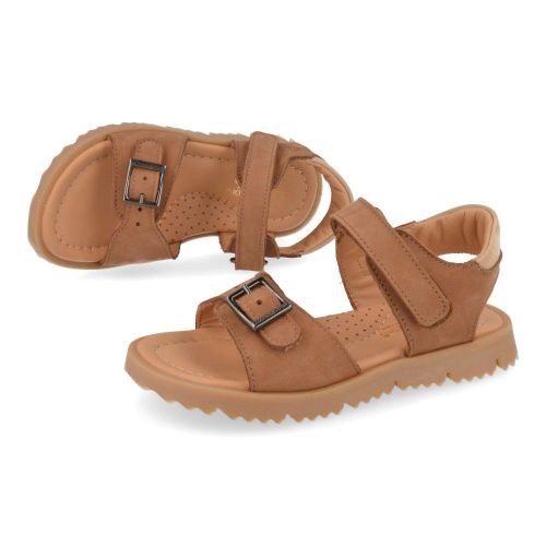 Zecchino d'oro sandalen cognac Jongens ( - congnac nubuck sandaal A33-3301-1B) - Junior Steps