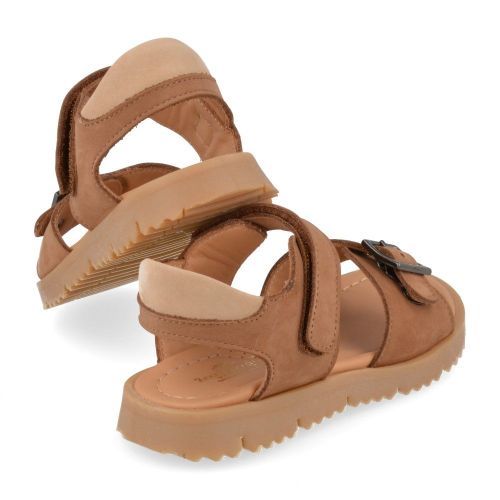 Zecchino d'oro sandalen cognac Jongens ( - congnac nubuck sandaal A33-3301-1B) - Junior Steps