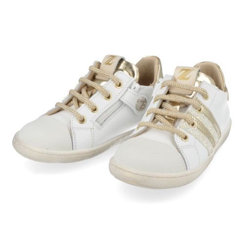 Zecchino d'oro Sneakers ecru Girls (N12-1598) - Junior Steps