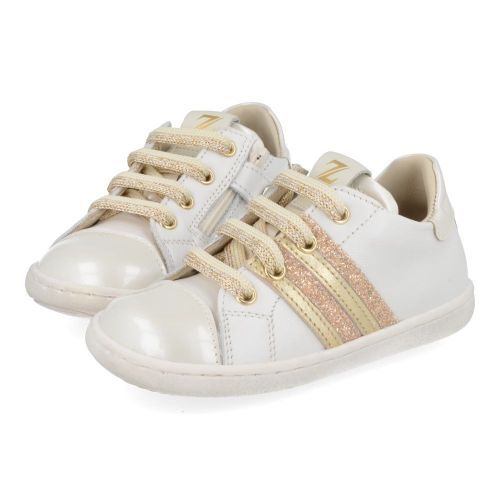 Zecchino d'oro Baskets écru Filles (N12-1598-3B) - Junior Steps