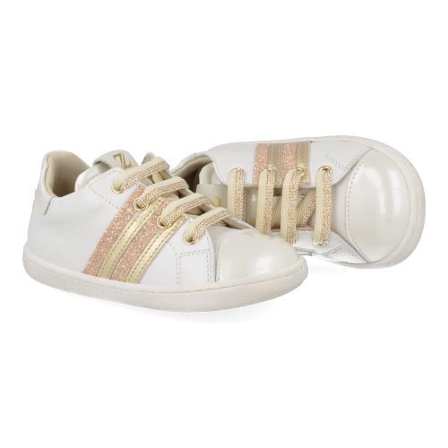 Zecchino d'oro Sneakers ecru Mädchen (N12-1598-3B) - Junior Steps