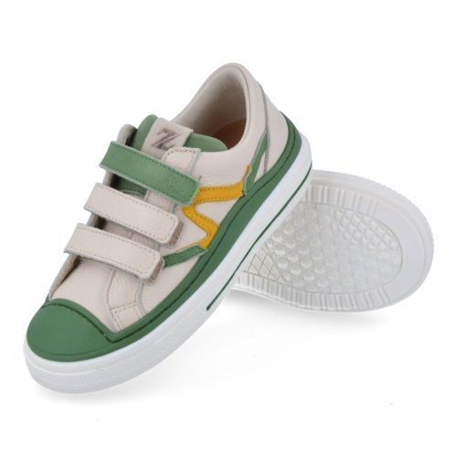 Zecchino d'oro sneakers ecru Jongens (ecru sneaker met stevige stootneus - F13-4346) - Junior Steps