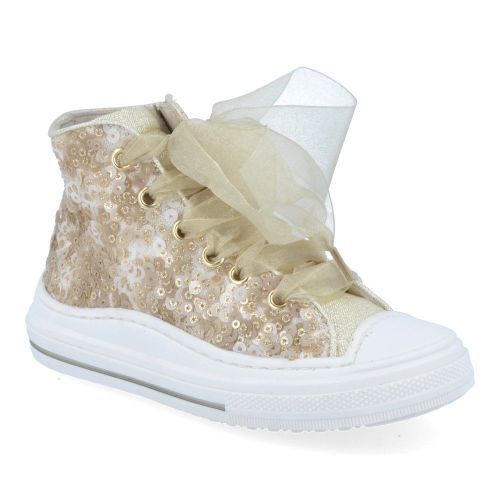 Zecchino d'oro sneakers GOUD Meisjes (Goud kleurige pailletten sneaker  - f13-4305) - Junior Steps