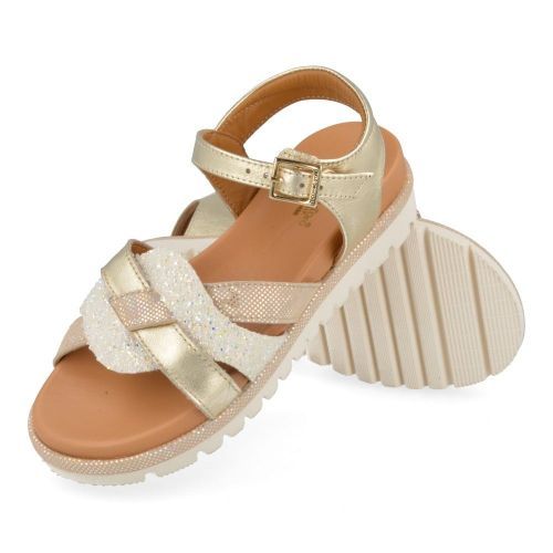 Zecchino d'oro Sandals Gold Girls (F36-6607) - Junior Steps