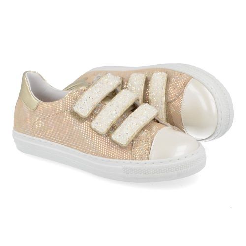 Zecchino d'oro sneakers GOUD Meisjes ( - goud sneaker met velcrosluitingF14-4441-8G) - Junior Steps