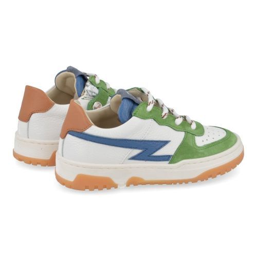 Zecchino d'oro sneakers groen Jongens ( - groen witte sneakerM08-6802-1B) - Junior Steps