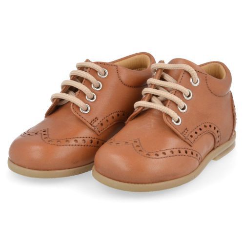 Zecchino d'oro Lace shoe cognac Boys (1175) - Junior Steps