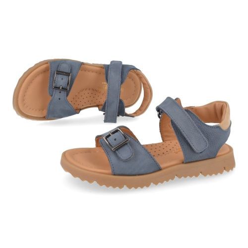Zecchino d'oro sandalen jeans bl Jongens (jeansblauw nubuck sandaal  - A33-3301) - Junior Steps