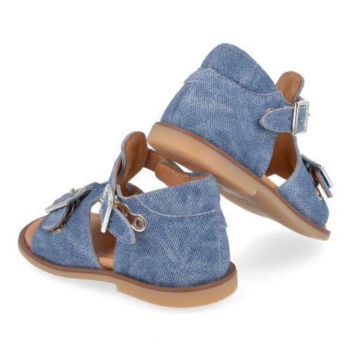 Zecchino d'oro sandalen jeans bl Jongens ( - jeansblauw sandaaltje met gesloten hielN23-2322-ZL) - Junior Steps