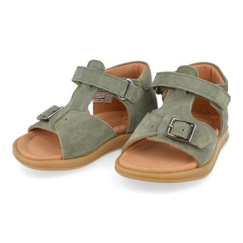 Zecchino d'oro sandalen kaki Jongens ( - kaki sandaaltje met gesloten hielA32-2301-ZL) - Junior Steps
