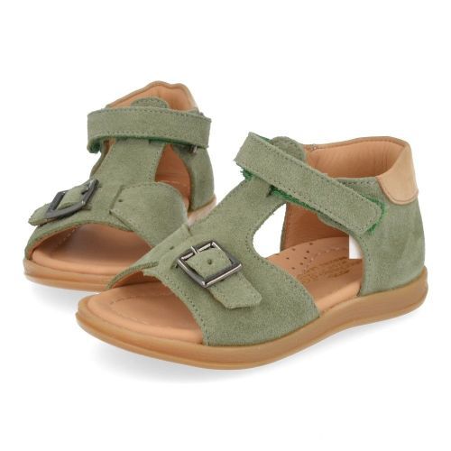 Zecchino d'oro sandalen kaki Jongens (kaki sandaaltje met gesloten hiel - A32-3201) - Junior Steps
