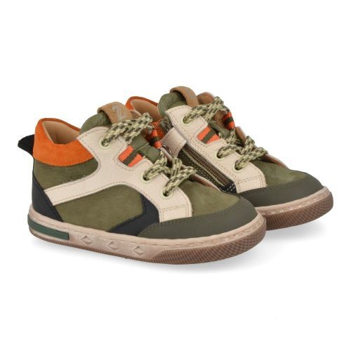 Zecchino d'oro sneakers blauw Jongens (kaki sneaker met rubberen stootneus - n12-1609) - Junior Steps