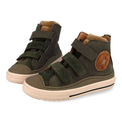 Zecchino d'oro sneakers kaki Jongens (Kaki sneaker met rubberen top - f13-4320) - Junior Steps