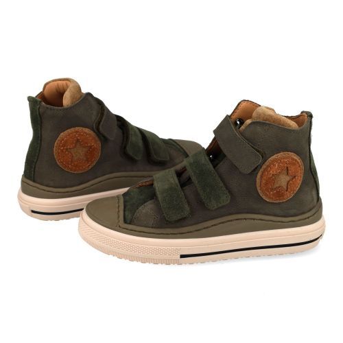 Zecchino d'oro sneakers kaki Jongens (Kaki sneaker met rubberen top - f13-4320) - Junior Steps