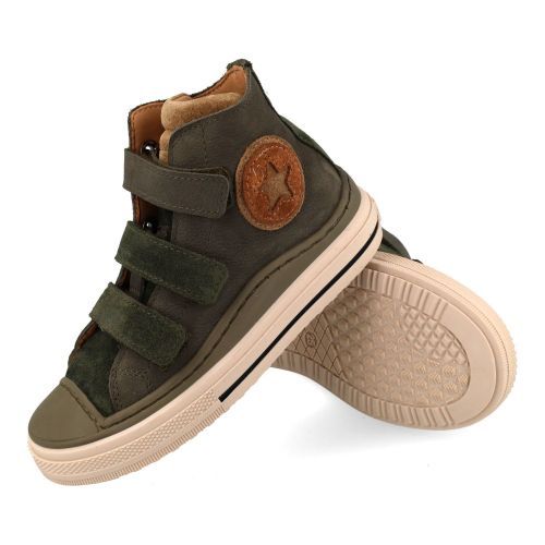 Zecchino d'oro sneakers kaki Jongens (Kaki sneaker met rubberen top - f13-4320) - Junior Steps