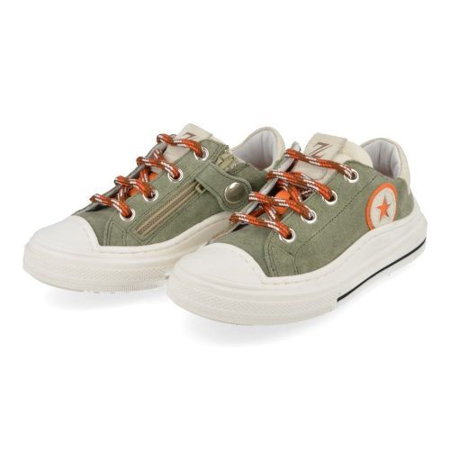 Zecchino d'oro Sneakers Khaki Jungen (F13-4325-ZL) - Junior Steps