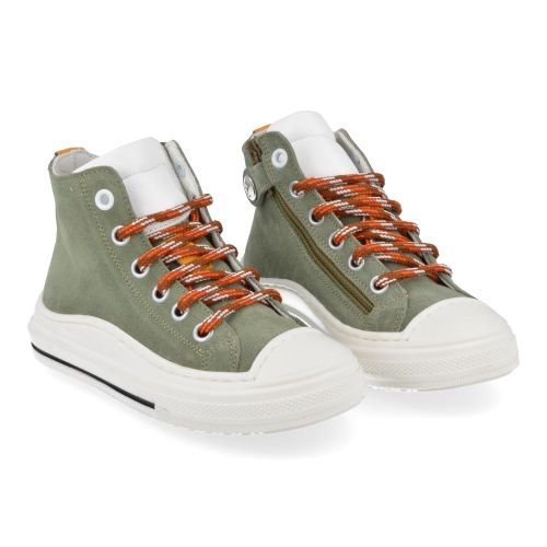 Zecchino d'oro sneakers kaki Jongens ( - kaki sneakerF13-4303-BG) - Junior Steps