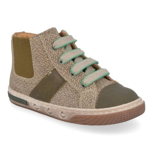Zecchino d'oro sneakers kaki Jongens ( - kaki sneaker n12-1503) - Junior Steps