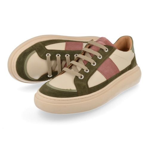Zecchino d'oro sneakers kaki Meisjes ( - kaki sneakerf10-4036) - Junior Steps