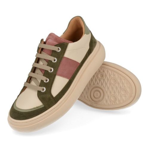 Zecchino d'oro sneakers kaki Meisjes ( - kaki sneakerf10-4036) - Junior Steps