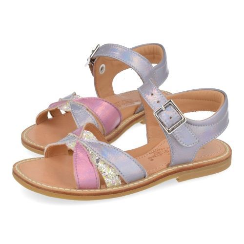 Zecchino d'oro sandalen lila Meisjes ( - lila glitter sandaaltjeA21-1813-3B) - Junior Steps