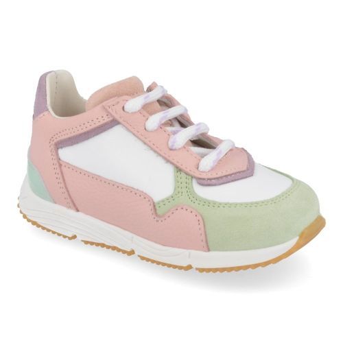 Zecchino d'oro sneakers mint Meisjes ( - mint/roze sneakertjeA02-252) - Junior Steps