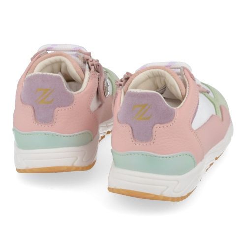 Zecchino d'oro sneakers mint Meisjes ( - mint/roze sneakertjeA02-252) - Junior Steps