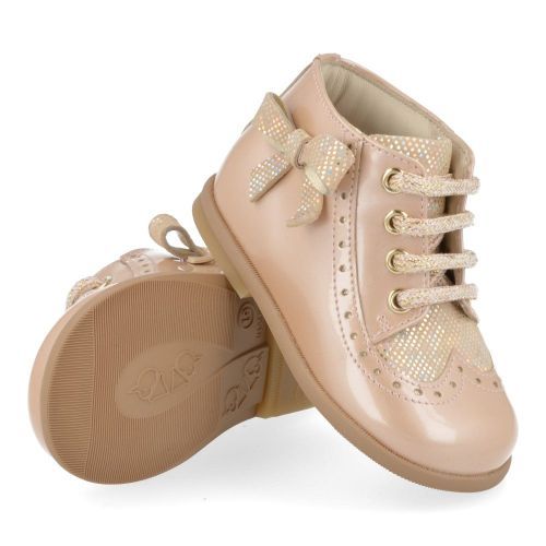 Zecchino d'oro Lace shoe nude Girls (N1-1205-3G) - Junior Steps