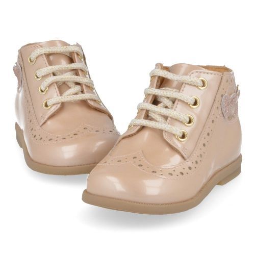 Zecchino d'oro Lace shoe nude Girls (1206) - Junior Steps