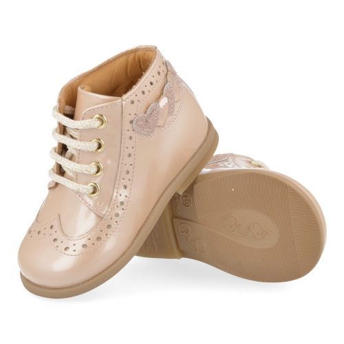 Zecchino d'oro veterschoen nude Meisjes ( - roze babyschoentjes1206) - Junior Steps
