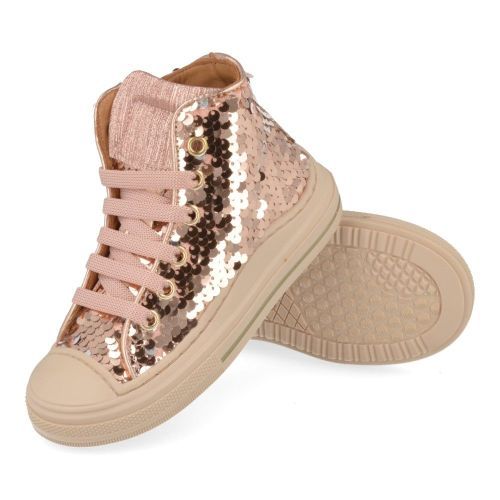 Zecchino d'oro sneakers roze Meisjes (Roze kleurige pailletten sneaker  - f13-4305) - Junior Steps