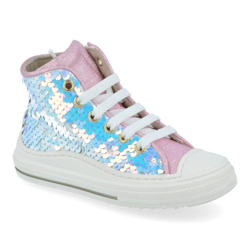 Zecchino d'oro sneakers roze Meisjes (Roze kleurige pailletten sneaker  - f13-4305) - Junior Steps