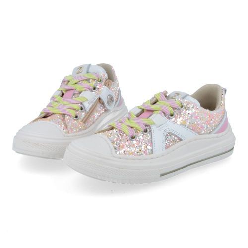 Zecchino d'oro sneakers roze Meisjes (roze sneaker met rubber stootneus - F13-4336) - Junior Steps