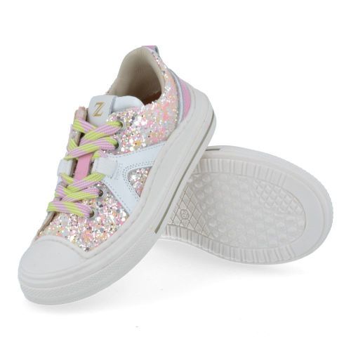 Zecchino d'oro sneakers roze Meisjes (roze sneaker met rubber stootneus - F13-4336) - Junior Steps