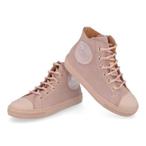 Zecchino d'oro sneakers roze Meisjes ( - roze sneaker met smiley4511) - Junior Steps