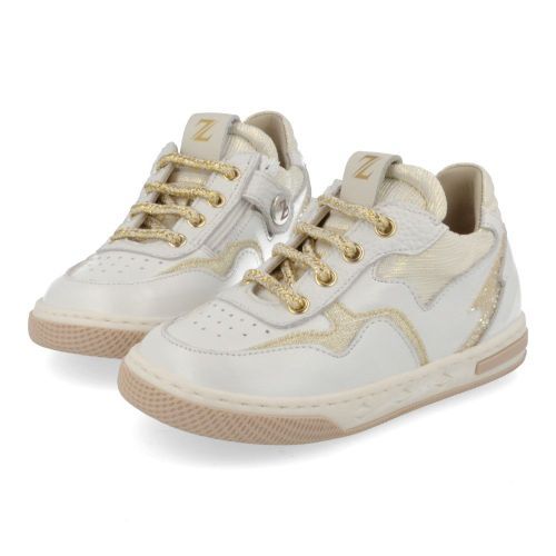 Zecchino d'oro sneakers wit Meisjes (wit sneakertje  - N12-1657) - Junior Steps