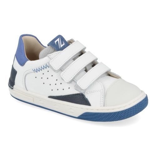 Zecchino d'oro sneakers wit Jongens ( - witte sneaker met rubber stootneusN12-1595-2L) - Junior Steps