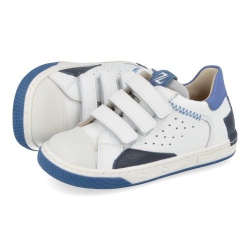 Zecchino d'oro sneakers wit Jongens ( - witte sneaker met rubber stootneusN12-1595-2L) - Junior Steps