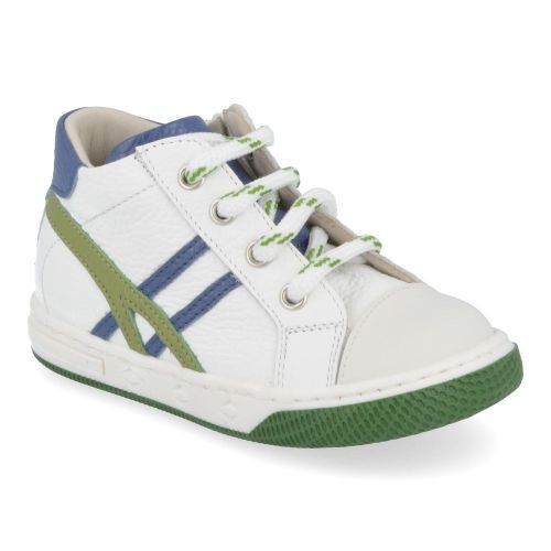 Zecchino d'oro sneakers wit Jongens ( - witte sneaker met rubberen stootneusN12-1019) - Junior Steps