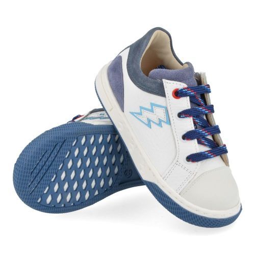 Zecchino d'oro sneakers wit Jongens ( - witte sneaker met rubberen stootneusN12-1525-3L) - Junior Steps