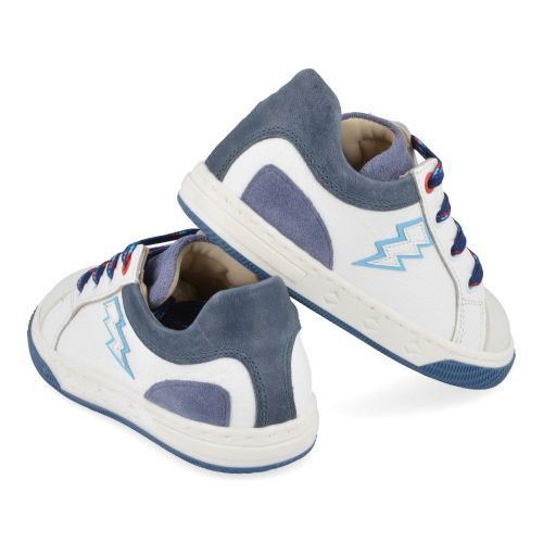 Zecchino d'oro sneakers wit Jongens ( - witte sneaker met rubberen stootneusN12-1525-3L) - Junior Steps