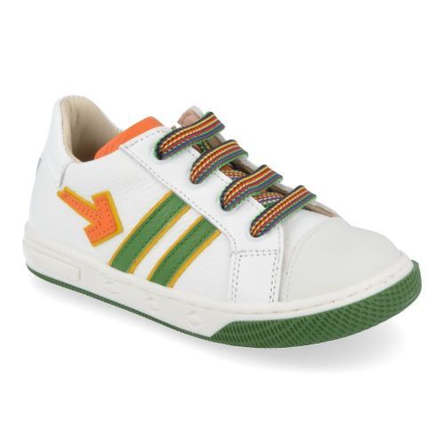 Zecchino d'oro sneakers wit Jongens ( - witte sneaker met rubberen topN12-1022-4G) - Junior Steps