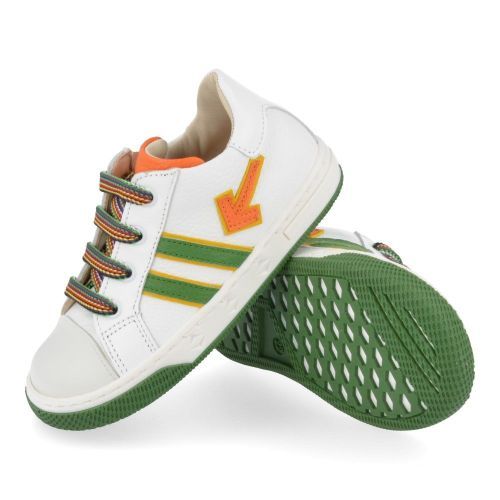 Zecchino d'oro sneakers wit Jongens ( - witte sneaker met rubberen topN12-1022-4G) - Junior Steps