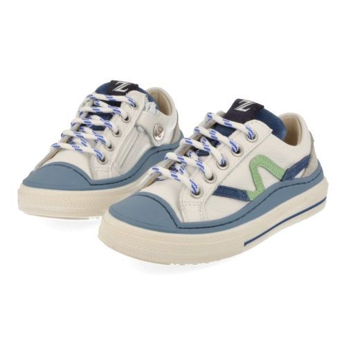 Zecchino d'oro sneakers wit Jongens (witte sneaker met stevige stootneus - F13-4344) - Junior Steps