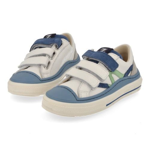 Zecchino d'oro sneakers wit Jongens (witte sneaker met stevige stootneus - F13-4346) - Junior Steps
