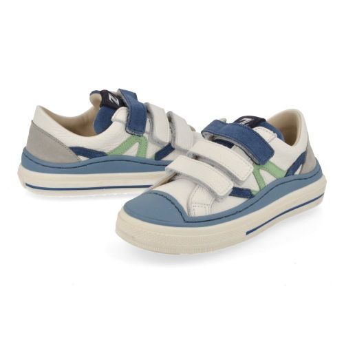Zecchino d'oro sneakers wit Jongens (witte sneaker met stevige stootneus - F13-4346) - Junior Steps